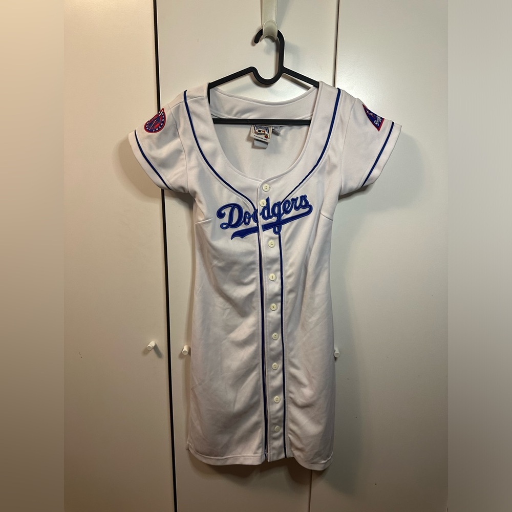 COOPERSTOWN COLLECTION BROOKLYN DODGERS WOMENS JERSEY DRESS